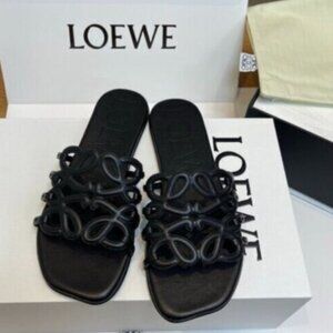 🖤LOEWE Women’s Black Slide Slippers